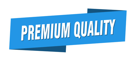 premium quality banner template. premium quality ribbon label sign