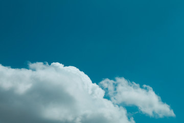 blue sky with clouds