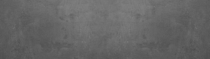 Bannière panoramique de fond de texture béton gris antharcite pierre longue