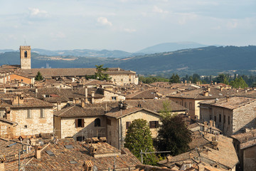 Obraz premium Gubbio, historic city in Umbria, Italy