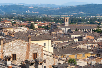 Obraz premium Gubbio, historic city in Umbria, Italy