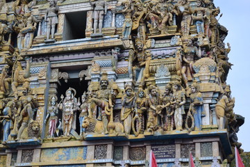 Fototapeta na wymiar Hindu Tempel Sri Lanka