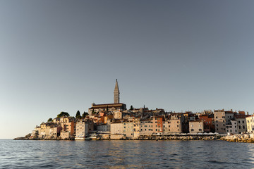 Fototapeta na wymiar panoramic view of town of old croatia