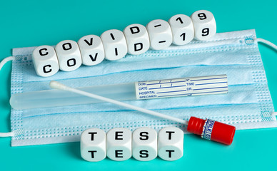 covid-19 - test sample tube