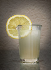 Juice in the vintage glass