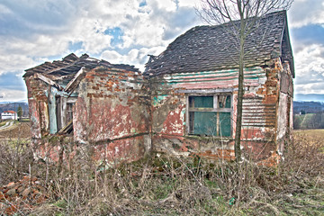 Ruin of the old country house
