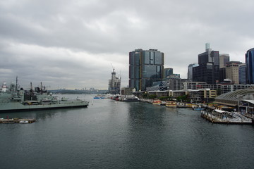 Fototapeta na wymiar Darling Harbour, Sydney, March 2019