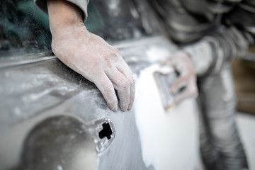 Preparation of car paint