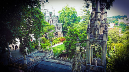 Quinta Da Regaleira Park in Sintra, Portugal