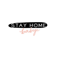 Set of hand lettering with Coronavirus messages for stay home. Protect from Covid-19 epidemic handwritten hashtag. Self-isolation and quarantine phrases for social media, banners, web, stickers, tags