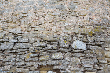 old masonry, old wall of rubble stone