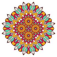 Mandala. Ethnic decorative elements