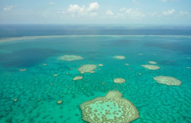 Great Barrier Reef aus der Luft