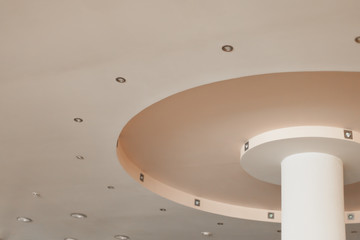 Beautiful ceiling with LED lighting.