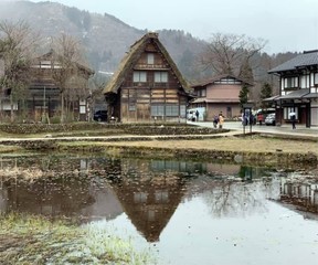 Fototapeta na wymiar Japanese Village