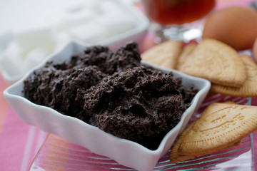 France, Paris, Recette de la mousse au chocolat