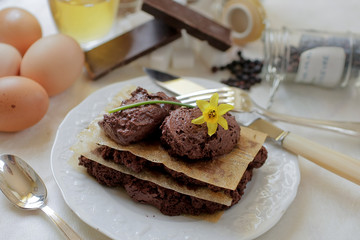 France, Paris, Recette de la mousse au chocolat