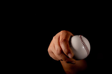 右手投げ投手の変化球の握り方