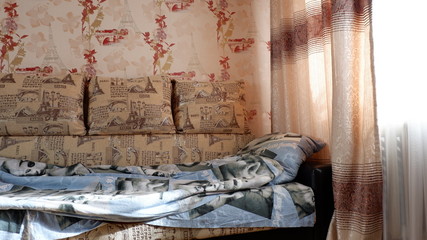 old interior of a bedroom