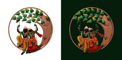 Wall Hanging Decorative Showpiece - Handicraft  (Home Decoration - Isolated)