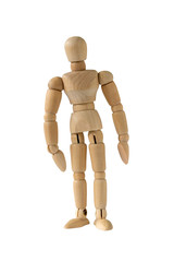 Standing wooden man