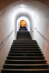 Fototapeta na wymiar stairs to the unknown