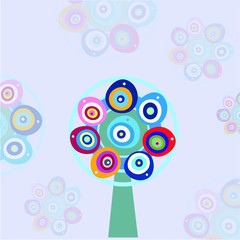 Evil eye protection signs. Turkish amulet. Glass islamic, arabian or turkish amulet. Seamless vector illustration