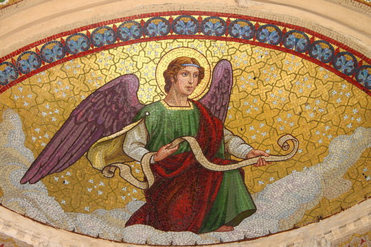 Mosaic of an angel