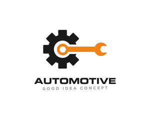 Automotive and Mechanic Logo Icon Design Vector