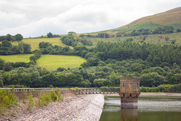 Fototapeta premium The Talybont Reservoir in Wales