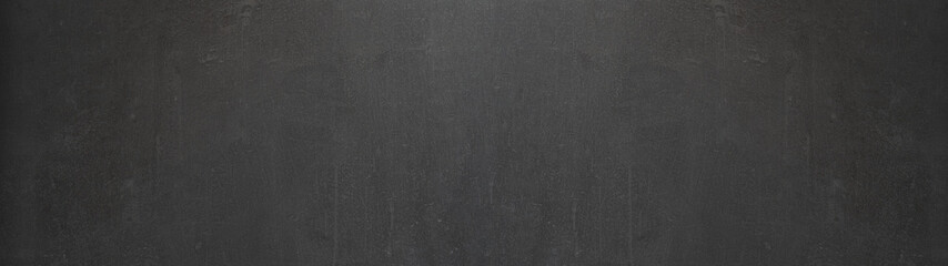 Black anthracite stone concrete texture background panorama banner long