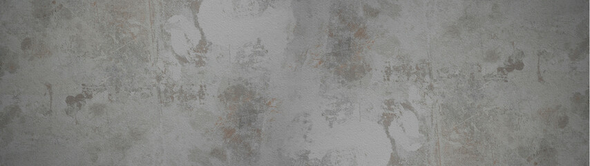 Gray bright cement stone concrete texture background panorama banner long
