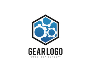 Gear Logo Icon Design Vector