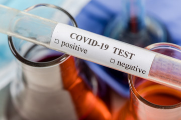 Coronavirus covid-19 objects concept.