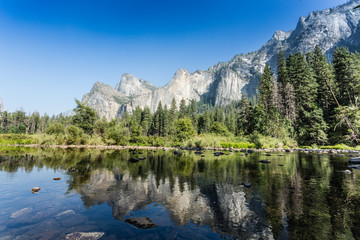 Naklejka na ściany i meble A beautiful View in Yosemite National Park
