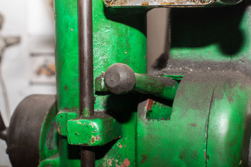 Tool in machine shop.Old tool in workshor.