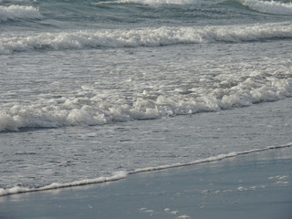 Waves at sunset (Enoshima, Shonan, Kanagawa, Japan)