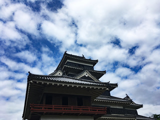 Fototapeta premium Matsumoto Castle (Crow Castle) in Nagano, Japan