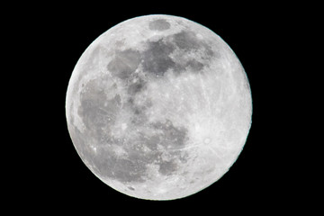 The full Moon in details