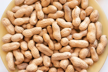 Healthy snacks nuts peanuts. Healthy food concept