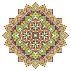 Mandala. Ethnic decorative elements