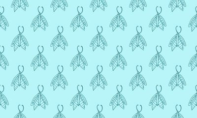 Beautiful colorful butterfly isolated on a white background. Hand drawing line vector sketch