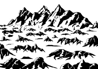 Fototapeta premium mountain background