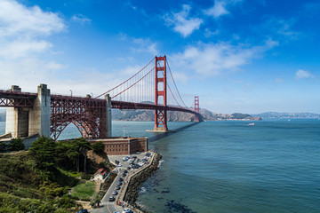 Golden Gate Bridge in San Francisco California, USA