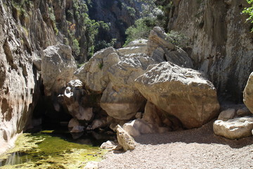 Canyon Torrent de Pareis, Mallorca, Spain