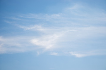 Blue sky without the sun