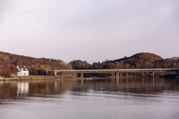 Obraz premium The silver sands of Morar in Scotland