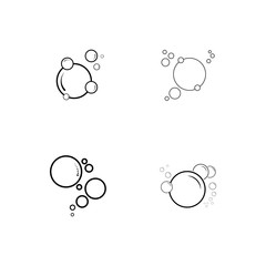 bubble icon vector illustration design template