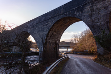 A bridge near Morar in Scotland