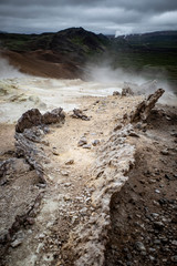 Detail shot of a Volcano in Iceland